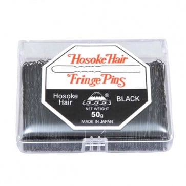 555 Bobby Pins 2 inch Fringe Pins Black 50g