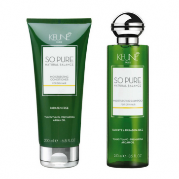 Keune So Pure Moisturizing Shampoo 250ml & Conditioner 200ml