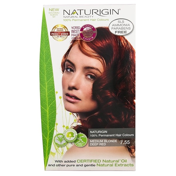 Buy Naturigin Organic Hair Colour  Medium Blonde Deep Red Save |  , Australia's Favourite Hair & Beauty Online Store.