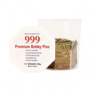 999 Premium Bobby Pins 1.5" Bronze 250g