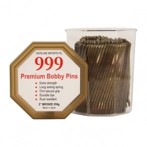 999 Premium Bobby Pins 3" Bronze 250g