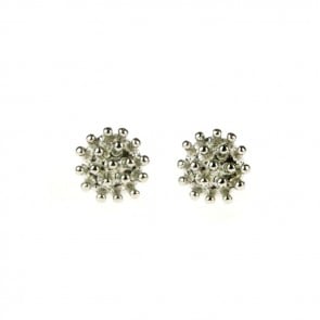 Atida Silver Crowns Earrings