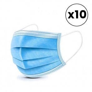 Disposable Surgical Face Mask 10 Pack