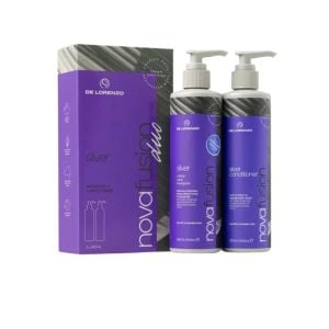 De Lorenzo Novafusion Silver Colour Care Shampoo Conditioner Duo 250ml