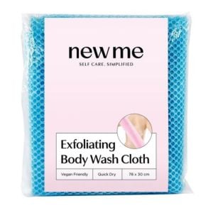 New Me Exfoliating Body Wash Cloth - Blue