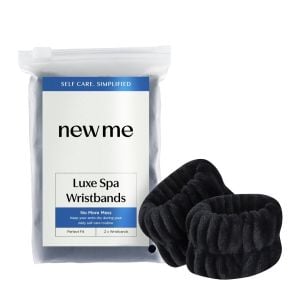 New Me Luxe Spa Wristband Set - Black