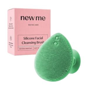 New Me Silicone Facial Cleansing Brush - Fern