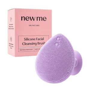 New Me Silicone Facial Cleansing Brush - Lavender