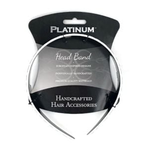 Cricket Platinum Zebra Headband