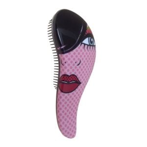 Santorini Dtangler Brush-Red Lip Print 18 X 7cm